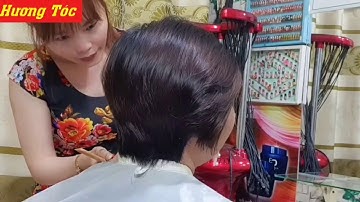 Kỹ thuật cắt tóc BOB cúp kiểu Hàn Quốc đẹp mê li - tại Hương tóc