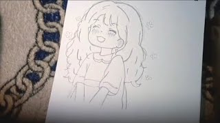 Cute Anime Sketch Anime Sketch Step By Step