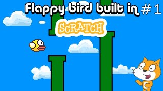 creating the flappy bird game in scratch #1, coding gravity #scratch #gamedev #gravity