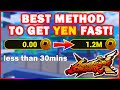 Best way to earn YEN *SUPER FAST* in Anime Fighting Simulator X | Roblox