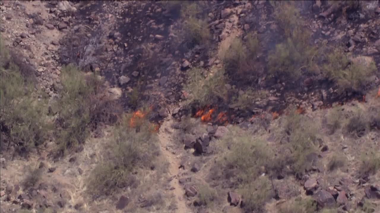 Approx 100 firefighters called to battle brush fire on North Mountain ...