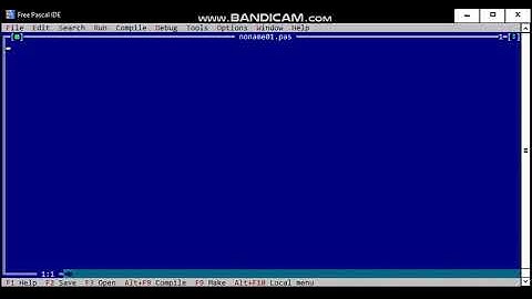Tutorial free pascal ( membuat program sewa mobil)