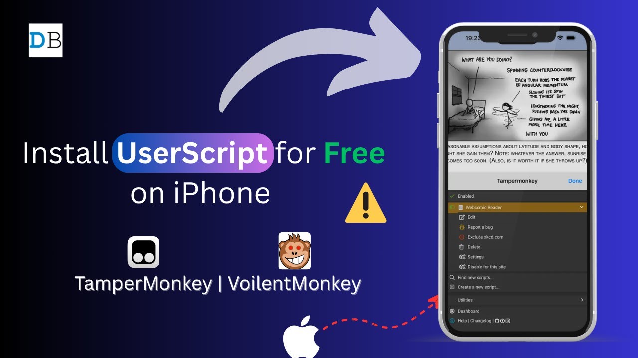 Use TamperMonkey for Free on iPhone (2025): Install UserScripts on iOS ...