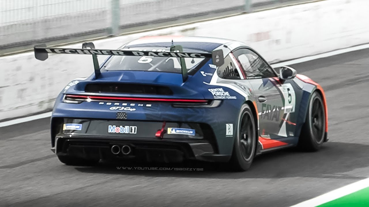 Porsche 992 GT3 Cup Sound in Action - 2021 Porsche Mobil 1 Supercup  Collective Test at Monza! - YouTube