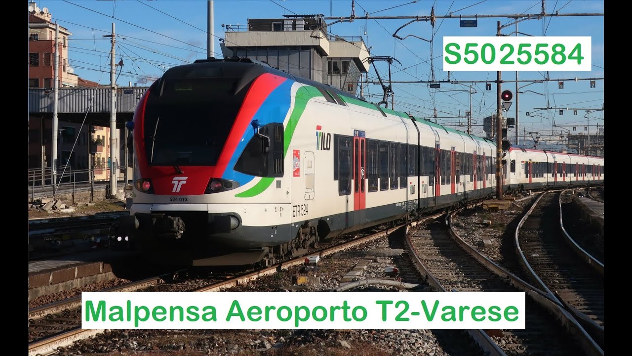 Cab Ride Malpensa T2-Varese a bordo di un ETR524