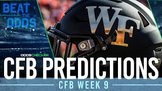 College Football Week 9 Picks \& Predictions | \\