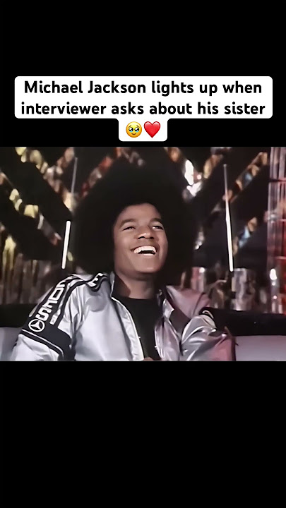 MICHAEL JACKSON BREAKS CHARACTER WHEN ASKED ABOUT JANET | HE WAS INSTANTLY UPLIFTED 🥹