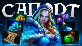 Кристал МЕЙДЕН - лучший САППОРТ текущий МЕТЫ Dota 2