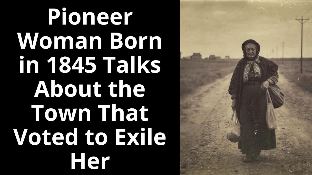 Pioneer Woman Born in 1845 Talks About the Town That Voted to Exile Her - Enhanced Audio