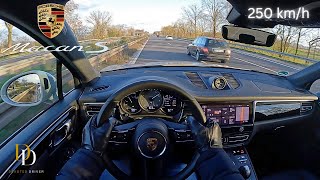 2023 Porsche Macan S [3.0 V6 380 HP] On German Autobahn (4K) POV