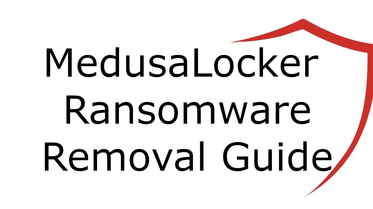 MedusaLocker Ransomware Virus File Removal Guide - YouTube