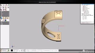 04 - Geomagic Freeform Sculpt Ring Model, Step 3