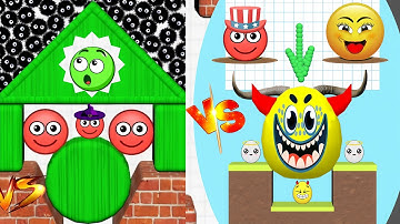 Hide ball Vs Draw to Smash l 🤬🎃👮 Max All Levels Android iOS Gameplay walkthrough 99