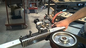 Wuertz Machine Works Surface Grinding Attachment video 2