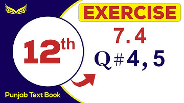 2nd Year Math | chapter # 7 | vectors | Exercise 7.4 | Question # 4 & 5 | kk mathematics