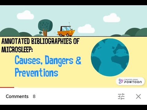 MICROSLEEP CAUSES, DANGERS AND PREVENTION&rsquo;S: AN ANNOTATED BIBLIOGRAPHIES