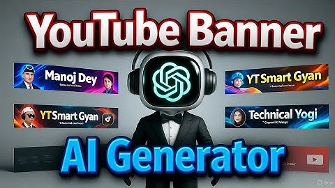 YouTube Banner AI Generator | Create 3D YouTube Banners Free with AI Tools