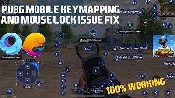 Fix Pubg Mobile Keymapping And Mouse Lock Issue In Gameloop/Tgb | 100% Working | No Issue | 2024