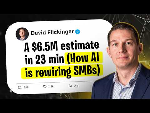 A $6.5M Estimate in 23 Minutes: How AI Is Rewiring SMBs | David Flickinger Interview