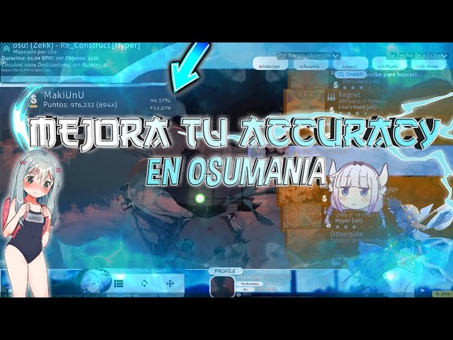 TIPS PARA MEJORAR EN OSU!MANIA y SUBIR TU ACCURACY class=