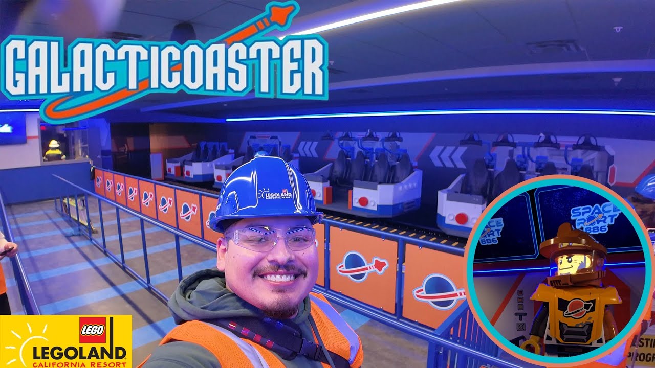 Special behind the scenes look at Legoland's Newest Coaster!!