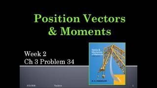 Week 2 Position Vectors & Moments