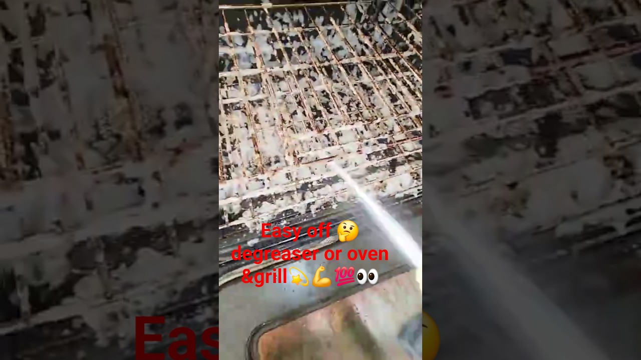 Easy off degreaser V.S Easy off oven and grill cleaner 💥💪👍