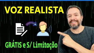 Conversor de Texto em Voz Realista | GRÁTIS e SEM Limites screenshot 3