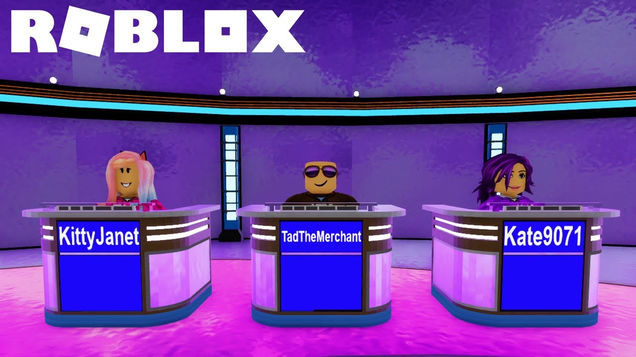 We played a Quiz Show Game on Roblox! 