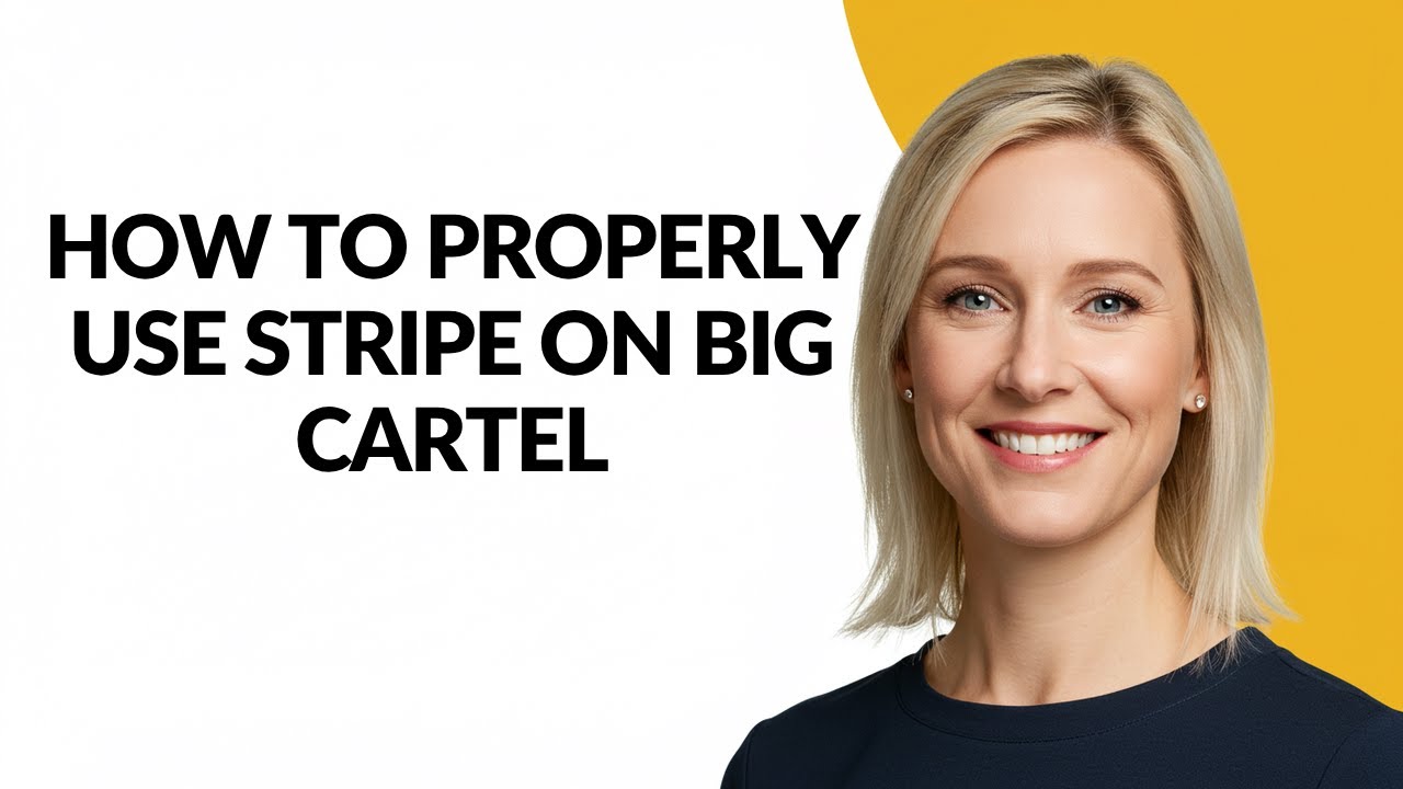 HOW TO PROPERLY USE STRIPE ON BIG CARTEL - Julia'sTutorials