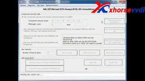 How to use VVDI2 Read Audi EZS EEPROM(J518) via OBD?