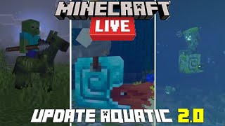 Update Aquatic 2.0 is HERE?! Minecraft LIVE September Recap