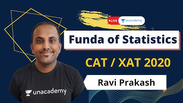 Complete Funda of Statistics for CAT/XAT - 2020 | Part II | With Legendary Ravi Prakash | Live
