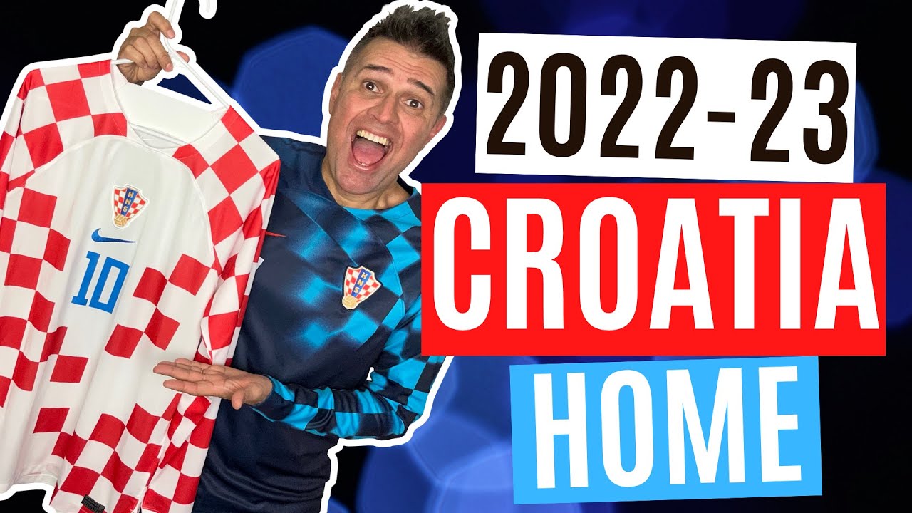 finekeys New Croatia Home Soccer Jersey World Cup 2022 Men Adult Modric #10 XL / Modric #10