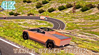 TESLA CYBER TRUCK ||MOUNTAIN DRIVE ||DRIVING STIMULATOR ||GAMEPLAY ||4K HD (3D AUDIO)