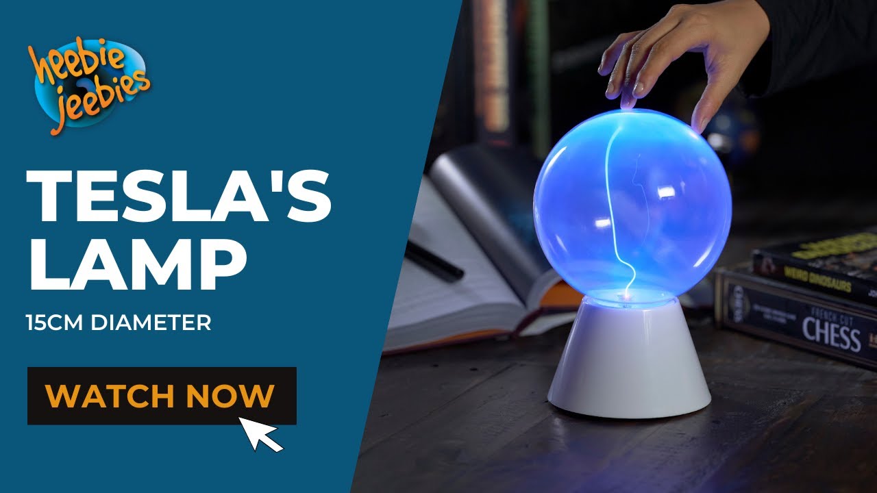 Lampe Plasmabol magique - Ampoule Tesla - Lampe Ball plasma sur socle -  Lampe Tesla