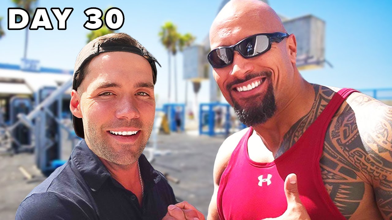I WORKED OUT LIKE "THE ROCK" FOR 30 DAYS! #shorts