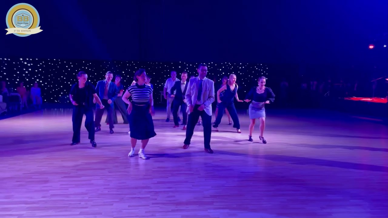 BBDC 2024 Performances - Carla Pollack & Nino Haydl & class participants doing St. Louis Shimsham