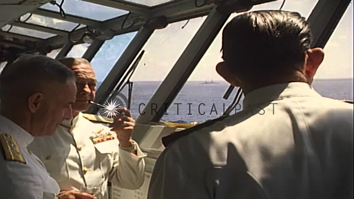 US Navy Vice Admiral William I. Martin with  Admir...