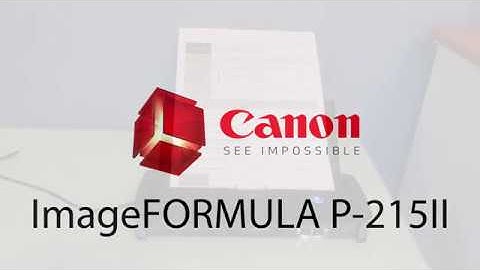 Canon imageFORMULA P-215II Scan-tini | Personal Mobile Scanner‎