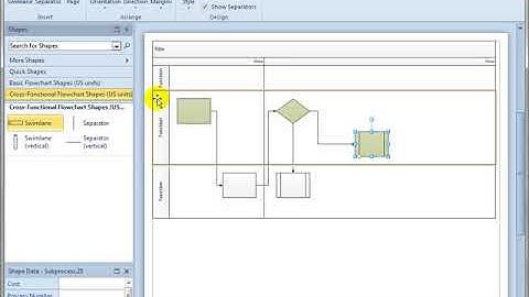 8.2 Using UI Enhancements for Cross-functional Flowcharts in Visio 2010