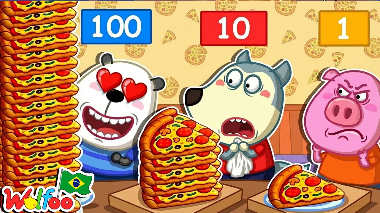 😳 Regras no Buffet! – O Que NÃO Fazer Quando For Comer Fora | Wolfoo em Português