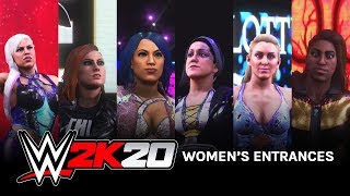 WWE 2k20 - All Women's Entrances