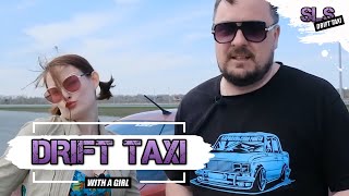 Drift taxi with a girl / Beautiful girl/ #62 / SLS