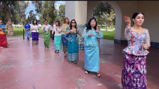 RomVong LongBeach California khmer parade2024 ការហាត់សមបន្ថែមទៀតនៃរបាំរាំវង់ សម្រាប់ពិធីបុណ្យដង្ហែរ