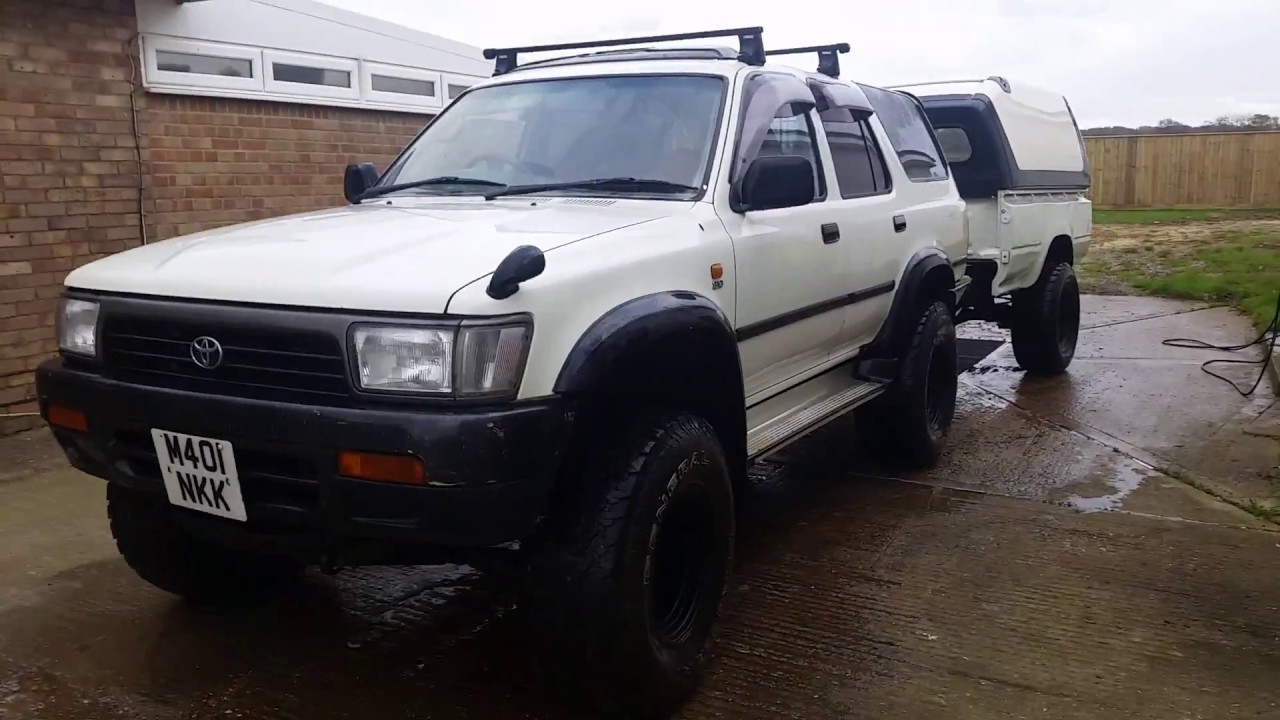 Toyota 4runner and hilux trailer on 33s walk round YouTube