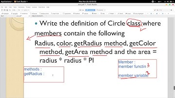 Java OOP ( Analyzing "Circle" Class )