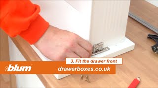 Blum Metabox - deep replacement kitchen drawer box - 3 of 3   Fit the drawer front by drawerboxes.co.uk 13,517 views 9 years ago 3 minutes, 14 seconds