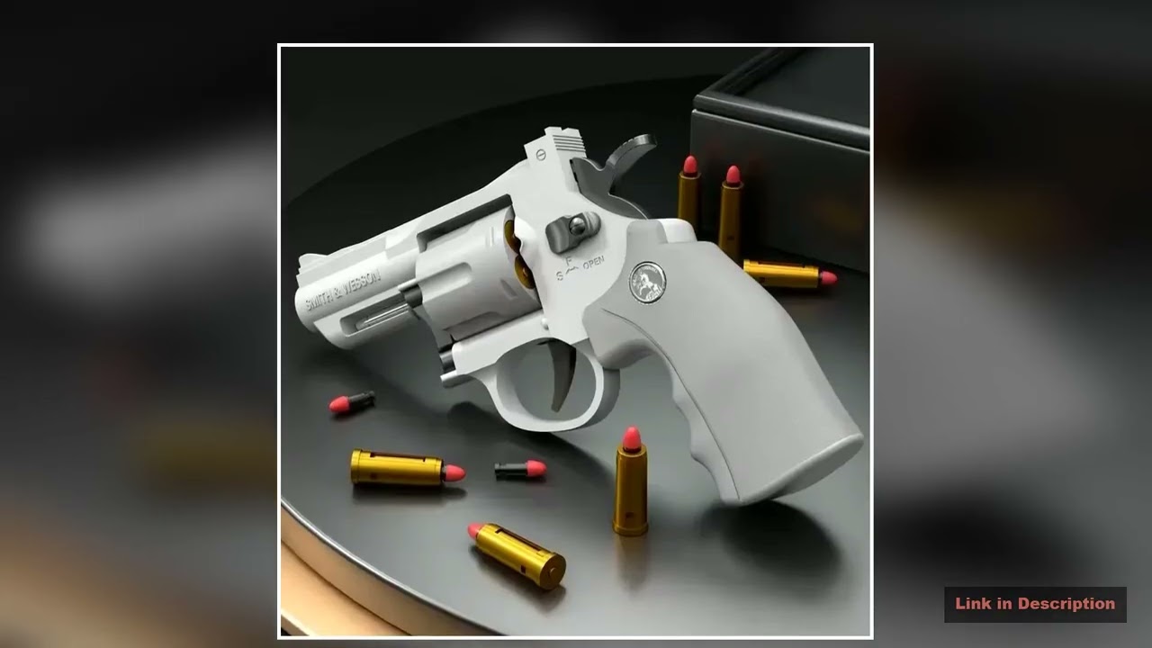 Magnum ZP5 357 Automatic Continuous Soft Dart Blaster Toy with Multiple Safe Darts Outdoor Action