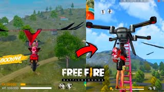 How to jump on UAV New Glider Bugs in free fire tricks tamil -PVS GAMING
